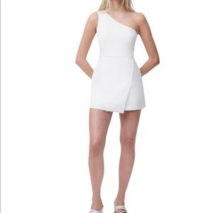 French Connection Whisper One Shoulder Envelope Dress